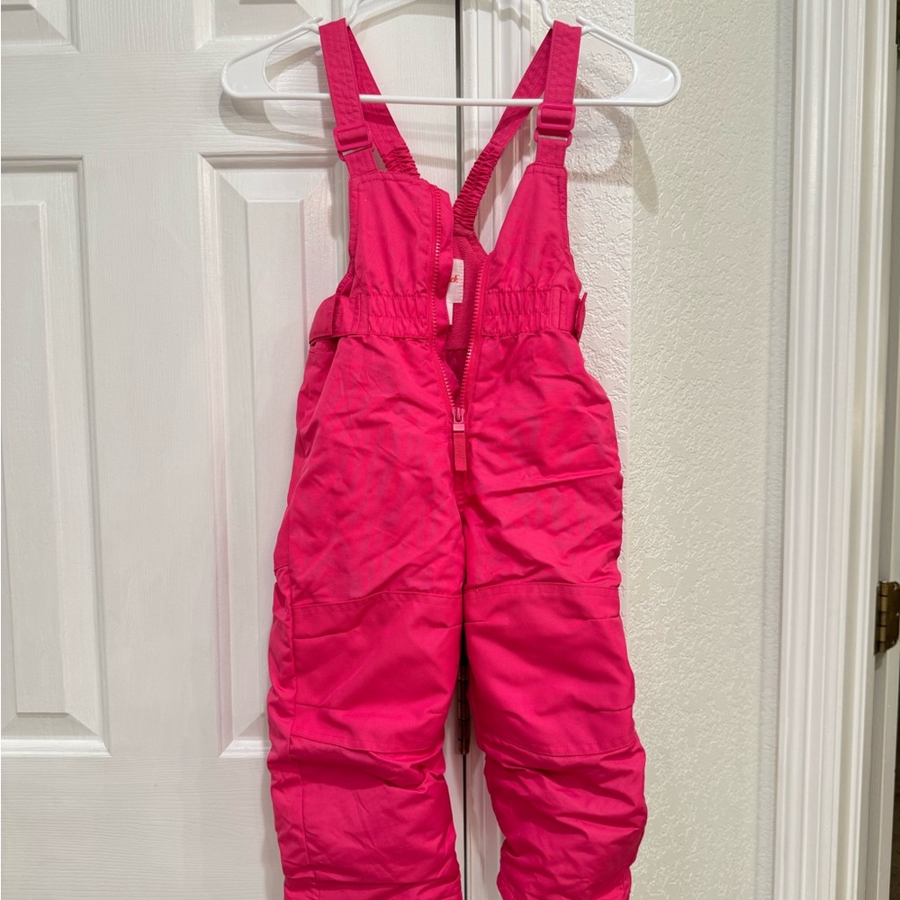 Cat & Jack Bright Pink Kids Overalls